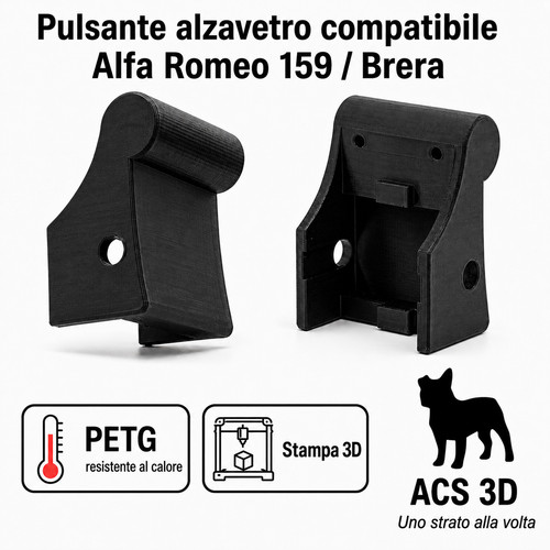 Pulsante alzavetro alfa romeo - alzavetro,
